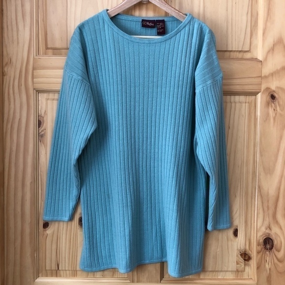 Vintage C.C. Hughes oversized soft ribbed knit sweater size medium - Picture 2 of 8